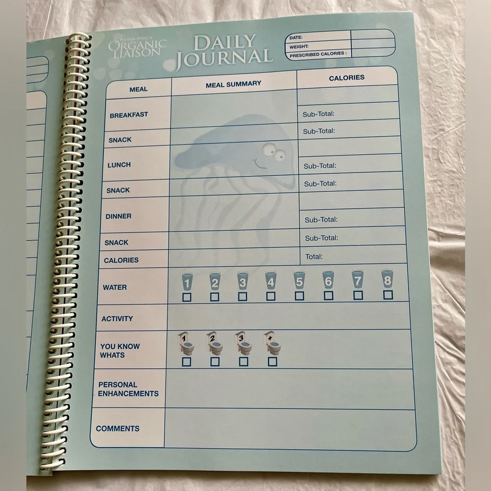 New! Rare The Body Game Kirstie Alley Organic Liaison Colorful Cookbook Recipes